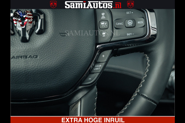 Dodge Ram Limited H.O 540HP 706Nm | Massage + Full Option | De Meest Luxe en Volle Pick-Up in zijn Klasse | Comfortabele Dubbele Cabine met Royale 5 Zitplaatsen | BPM vrij | Nu Leverbaar uit Voorraad | Voorraad Nr 2304 - 8540