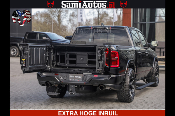 Dodge Ram Limited H.O 540HP 706Nm | Massage + Full Option | De Meest Luxe en Volle Pick-Up in zijn Klasse | Comfortabele Dubbele Cabine met Royale 5 Zitplaatsen | BPM vrij | Nu Leverbaar uit Voorraad | Voorraad Nr 2304 - 8540