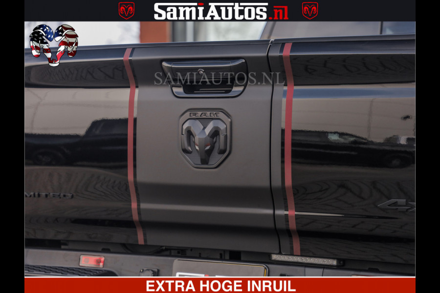 Dodge Ram Limited H.O 540HP 706Nm | Massage + Full Option | De Meest Luxe en Volle Pick-Up in zijn Klasse | Comfortabele Dubbele Cabine met Royale 5 Zitplaatsen | BPM vrij | Nu Leverbaar uit Voorraad | Voorraad Nr 2304 - 8540