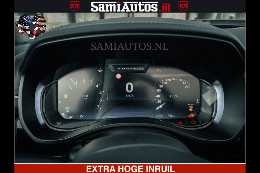 Dodge Ram Limited H.O 540HP 706Nm | Massage + Full Option | De Meest Luxe en Volle Pick-Up in zijn Klasse | Comfortabele Dubbele Cabine met Royale 5 Zitplaatsen | BPM vrij | Nu Leverbaar uit Voorraad | Voorraad Nr 2304 - 8540