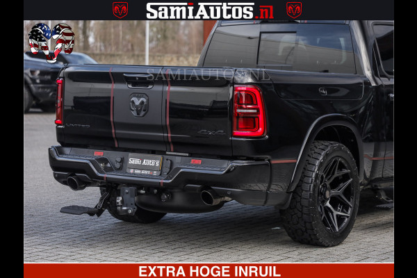 Dodge Ram Limited H.O 540HP 706Nm | Massage + Full Option | De Meest Luxe en Volle Pick-Up in zijn Klasse | Comfortabele Dubbele Cabine met Royale 5 Zitplaatsen | BPM vrij | Nu Leverbaar uit Voorraad | Voorraad Nr 2304 - 8540