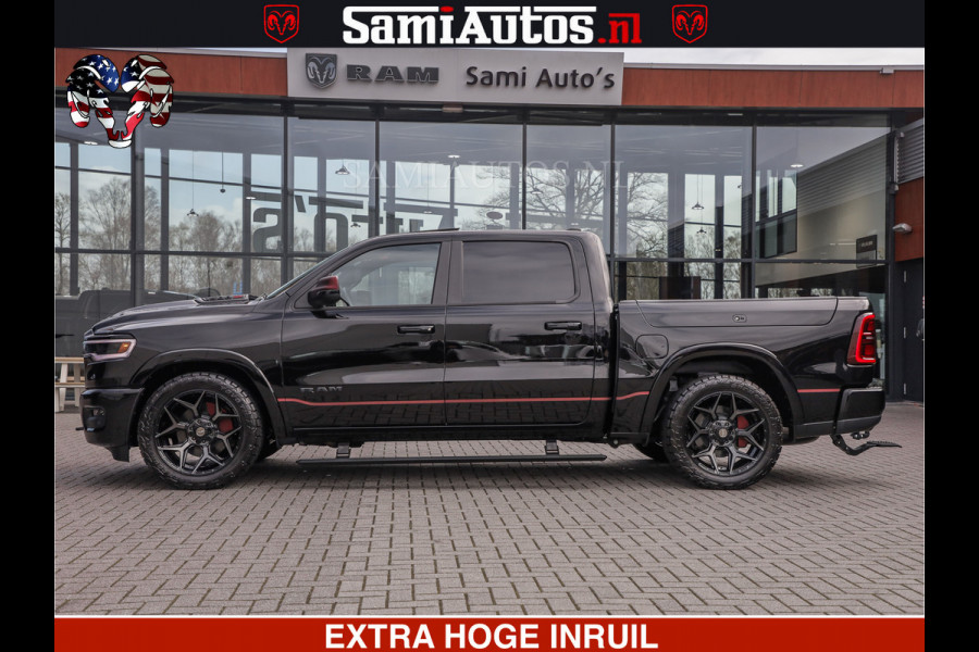 Dodge Ram Limited H.O 540HP 706Nm | Massage + Full Option | De Meest Luxe en Volle Pick-Up in zijn Klasse | Comfortabele Dubbele Cabine met Royale 5 Zitplaatsen | BPM vrij | Nu Leverbaar uit Voorraad | Voorraad Nr 2304 - 8540