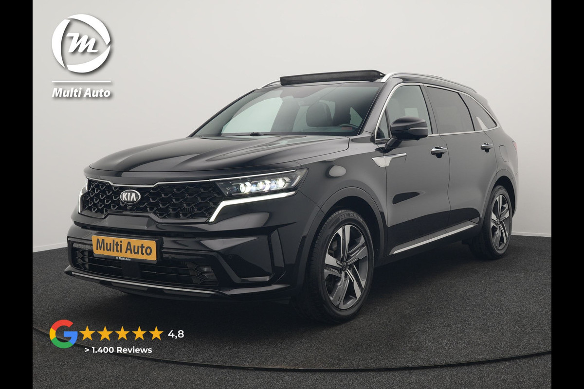 Kia Sorento 1.6 T-GDI 4WD ExecutiveLine PHEV 265pk Dealer O.H. | Trekhaak Afn. | Panodak | Adaptive Cruise | Head Up | Luxe Lederen Comfortstoelen Memory & Ventilatie | 360 Camera | Bose Sound | Stoelen & Stuur Verwarmd | Blis | Keyless | Plug In Hybrid