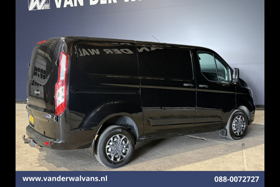 Ford Transit Custom 2.0 TDCI 130pk L1H1 Euro6 Airco | LED | 2500kg Trekhaak | Cruisecontrol | Verwarmde voorruit Parkeersensoren, Bijrijdersbank