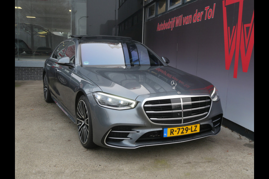 Mercedes-Benz S-Klasse 580 e LANG | AMG | PANO | SOFTCLOSE | NL-AUTO | MASSAGE | 3D DISPLAY | LUCHTVERING!!