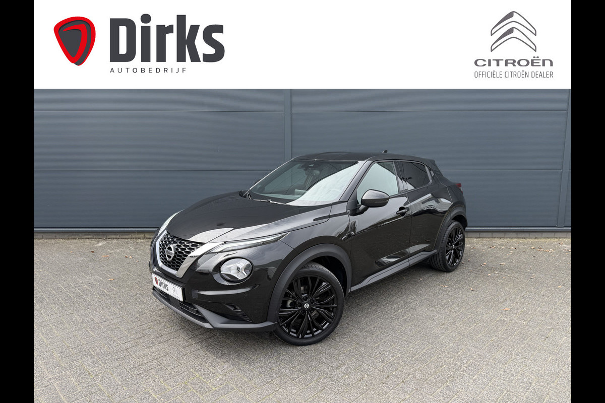 Nissan Juke 115pk Enigma (Camera - Stoel-/- voorruitverwarming - LED - Keyless Entry - 19"- Automatische Airco - Navigatie)