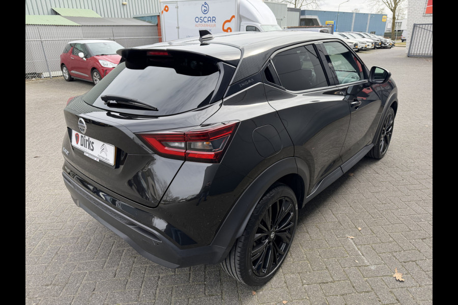 Nissan Juke 115pk Enigma (Camera - Stoel-/- voorruitverwarming - LED - Keyless Entry - 19"- Automatische Airco - Navigatie)
