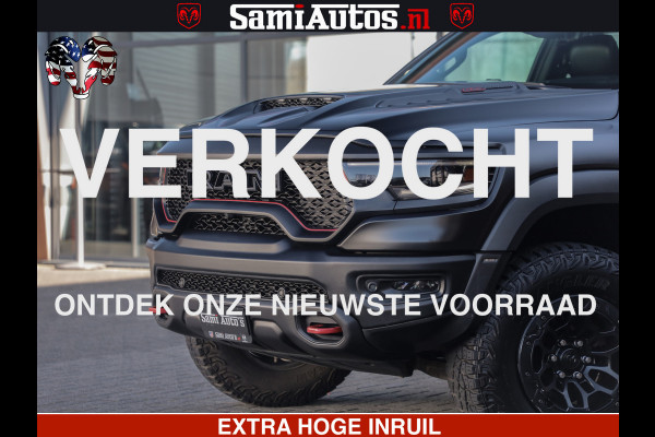 Dodge Ram 1500 TRX 6.2 4X4 | FULL PPF WRAP | HELLCAT | DIGI CLUSTER | RAMBAR | BEADLOCK WHEELS | PANORAMA | HEADUP | 360CAM | 12'' MULTIMEDIA | CARBON PACK | 3500KG | ZEER EXCLUSIEF