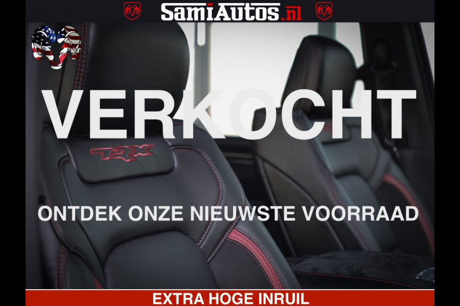 Dodge Ram 1500 TRX 6.2 4X4 | FULL PPF WRAP | HELLCAT | DIGI CLUSTER | RAMBAR | BEADLOCK WHEELS | PANORAMA | HEADUP | 360CAM | 12'' MULTIMEDIA | CARBON PACK | 3500KG | ZEER EXCLUSIEF