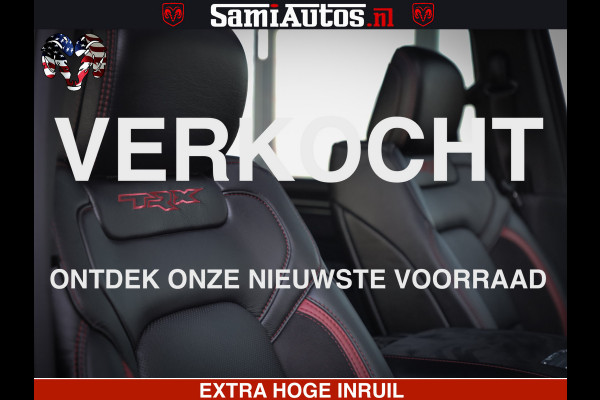 Dodge Ram 1500 TRX 6.2 4X4 | FULL PPF WRAP | HELLCAT | DIGI CLUSTER | RAMBAR | BEADLOCK WHEELS | PANORAMA | HEADUP | 360CAM | 12'' MULTIMEDIA | CARBON PACK | 3500KG | ZEER EXCLUSIEF