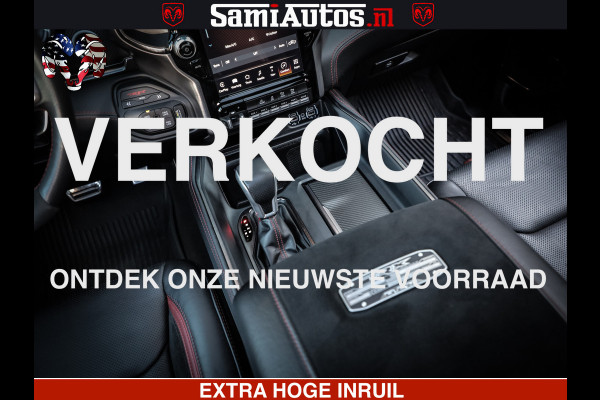 Dodge Ram 1500 TRX 6.2 4X4 | FULL PPF WRAP | HELLCAT | DIGI CLUSTER | RAMBAR | BEADLOCK WHEELS | PANORAMA | HEADUP | 360CAM | 12'' MULTIMEDIA | CARBON PACK | 3500KG | ZEER EXCLUSIEF