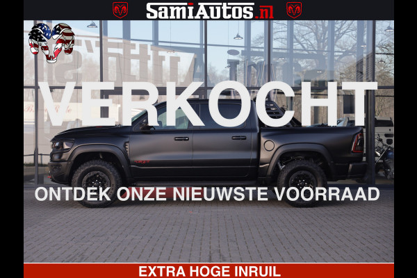 Dodge Ram 1500 TRX 6.2 4X4 | FULL PPF WRAP | HELLCAT | DIGI CLUSTER | RAMBAR | BEADLOCK WHEELS | PANORAMA | HEADUP | 360CAM | 12'' MULTIMEDIA | CARBON PACK | 3500KG | ZEER EXCLUSIEF