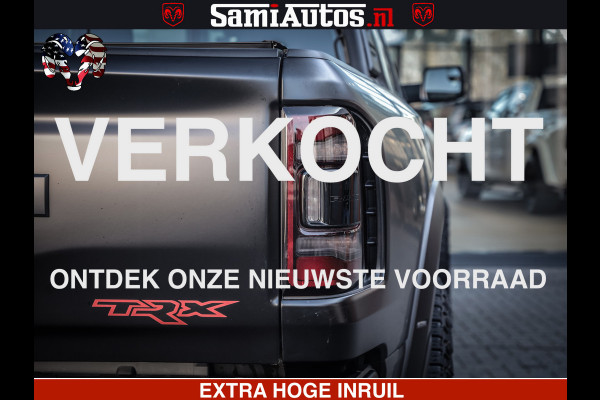 Dodge Ram 1500 TRX 6.2 4X4 | FULL PPF WRAP | HELLCAT | DIGI CLUSTER | RAMBAR | BEADLOCK WHEELS | PANORAMA | HEADUP | 360CAM | 12'' MULTIMEDIA | CARBON PACK | 3500KG | ZEER EXCLUSIEF