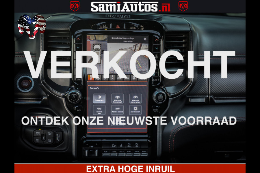 Dodge Ram 1500 TRX 6.2 4X4 | FULL PPF WRAP | HELLCAT | DIGI CLUSTER | RAMBAR | BEADLOCK WHEELS | PANORAMA | HEADUP | 360CAM | 12'' MULTIMEDIA | CARBON PACK | 3500KG | ZEER EXCLUSIEF
