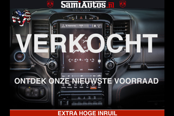 Dodge Ram 1500 TRX 6.2 4X4 | FULL PPF WRAP | HELLCAT | DIGI CLUSTER | RAMBAR | BEADLOCK WHEELS | PANORAMA | HEADUP | 360CAM | 12'' MULTIMEDIA | CARBON PACK | 3500KG | ZEER EXCLUSIEF