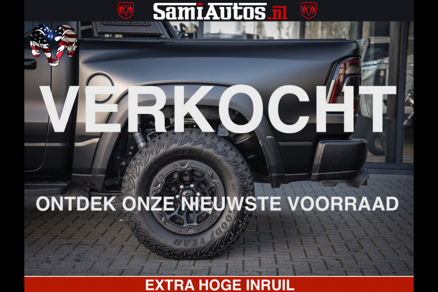 Dodge Ram 1500 TRX 6.2 4X4 | FULL PPF WRAP | HELLCAT | DIGI CLUSTER | RAMBAR | BEADLOCK WHEELS | PANORAMA | HEADUP | 360CAM | 12'' MULTIMEDIA | CARBON PACK | 3500KG | ZEER EXCLUSIEF