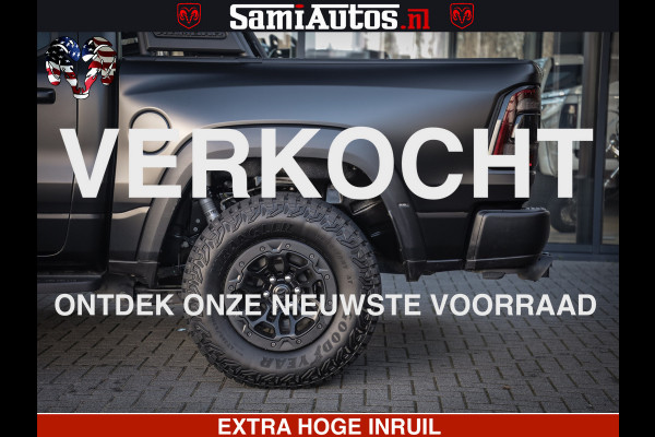 Dodge Ram 1500 TRX 6.2 4X4 | FULL PPF WRAP | HELLCAT | DIGI CLUSTER | RAMBAR | BEADLOCK WHEELS | PANORAMA | HEADUP | 360CAM | 12'' MULTIMEDIA | CARBON PACK | 3500KG | ZEER EXCLUSIEF