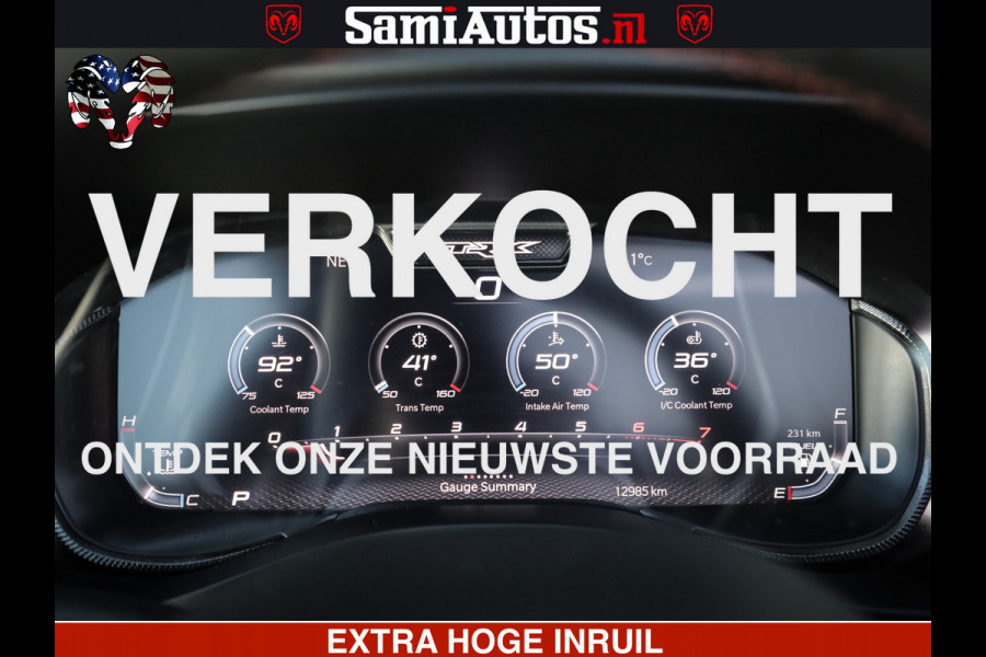 Dodge Ram 1500 TRX 6.2 4X4 | FULL PPF WRAP | HELLCAT | DIGI CLUSTER | RAMBAR | BEADLOCK WHEELS | PANORAMA | HEADUP | 360CAM | 12'' MULTIMEDIA | CARBON PACK | 3500KG | ZEER EXCLUSIEF
