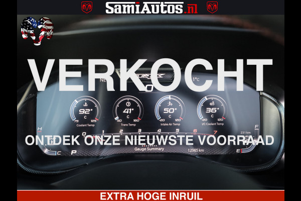 Dodge Ram 1500 TRX 6.2 4X4 | FULL PPF WRAP | HELLCAT | DIGI CLUSTER | RAMBAR | BEADLOCK WHEELS | PANORAMA | HEADUP | 360CAM | 12'' MULTIMEDIA | CARBON PACK | 3500KG | ZEER EXCLUSIEF
