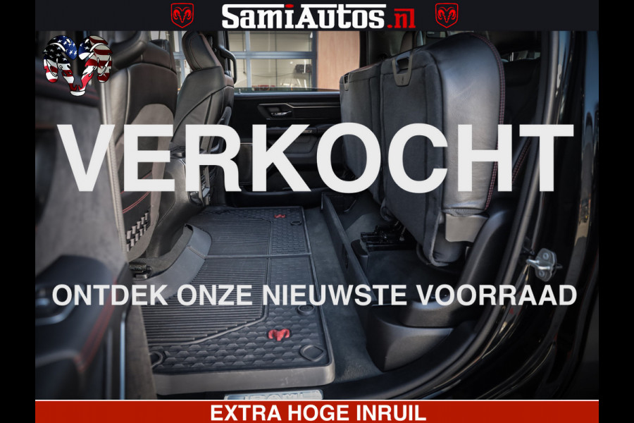 Dodge Ram 1500 TRX 6.2 4X4 | FULL PPF WRAP | HELLCAT | DIGI CLUSTER | RAMBAR | BEADLOCK WHEELS | PANORAMA | HEADUP | 360CAM | 12'' MULTIMEDIA | CARBON PACK | 3500KG | ZEER EXCLUSIEF