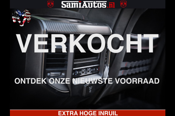 Dodge Ram 1500 TRX 6.2 4X4 | FULL PPF WRAP | HELLCAT | DIGI CLUSTER | RAMBAR | BEADLOCK WHEELS | PANORAMA | HEADUP | 360CAM | 12'' MULTIMEDIA | CARBON PACK | 3500KG | ZEER EXCLUSIEF