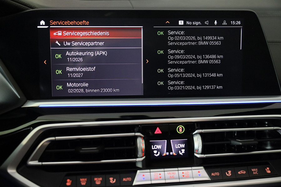 BMW X5 M50d M Line / 7 Persoons / Massage / HK / Head Up / Acc / Lane Assist / Leder / Luchtvering / Open Pano / Trekhaak / 22 Inc