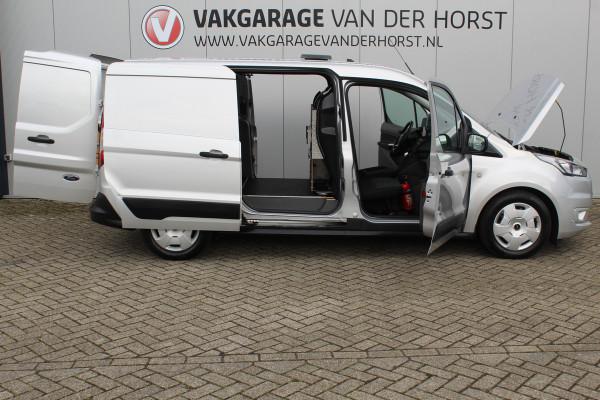 Ford Transit Connect 1.5-120pk EcoBlue L2 Trend / 8traps-AUTOMAAT ! Erg nette Ford Transit Connect, laadruimte v.v. van een praktisch inbouw. Autm. airco dual, 3-zits, metallic lak, pdc v+a, Apple carplay, schuifdeur li+re, navigatie, cruise cntrl, stoelverwarming, camera etc.