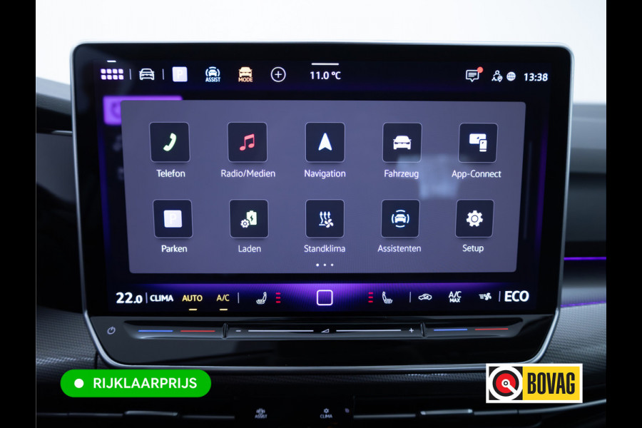 Volkswagen Golf 1.5 eHybrid Style Edition | Nw. model | Elec. Panoramadak | Stoel- & Stuurverwarming | Adap. Cruise | 360 Camera, Headup Display, Ergo Active Stoel met massage, Sfeerverlichting IQ Led