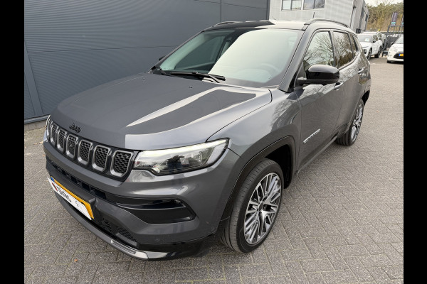 Jeep Compass 1.5T e-Hybrid S (Leder incl verwarming/koeling/geheugen - Elektrische Klep - 360gr Camera - 19"- LED - Navigatie - Adaptieve Cru