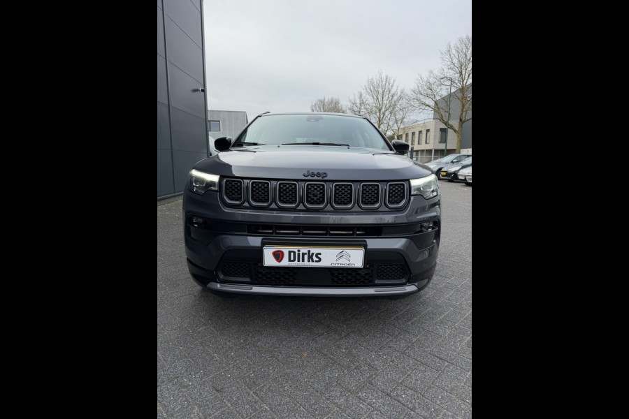 Jeep Compass 1.5T e-Hybrid S (Leder incl verwarming/koeling/geheugen - Elektrische Klep - 360gr Camera - 19"- LED - Navigatie - Adaptieve Cru