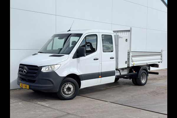 Mercedes-Benz Sprinter 514 2.2 CDI Kipper Dubbele Cabine Mixto DoKa Dubbellucht 3.5t Trekhaak Climate Control Cruise Control Benne Tipper