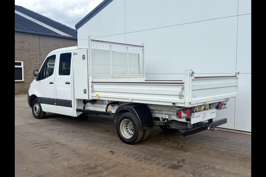 Mercedes-Benz Sprinter 514 2.2 CDI Kipper Dubbele Cabine Mixto DoKa Dubbellucht 3.5t Trekhaak Climate Control Cruise Control Benne Tipper