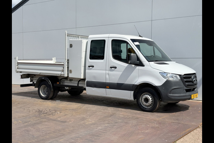 Mercedes-Benz Sprinter 514 2.2 CDI Kipper Dubbele Cabine Mixto DoKa Dubbellucht 3.5t Trekhaak Climate Control Cruise Control Benne Tipper