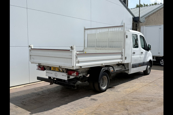 Mercedes-Benz Sprinter 514 2.2 CDI Kipper Dubbele Cabine Mixto DoKa Dubbellucht 3.5t Trekhaak Climate Control Cruise Control Benne Tipper
