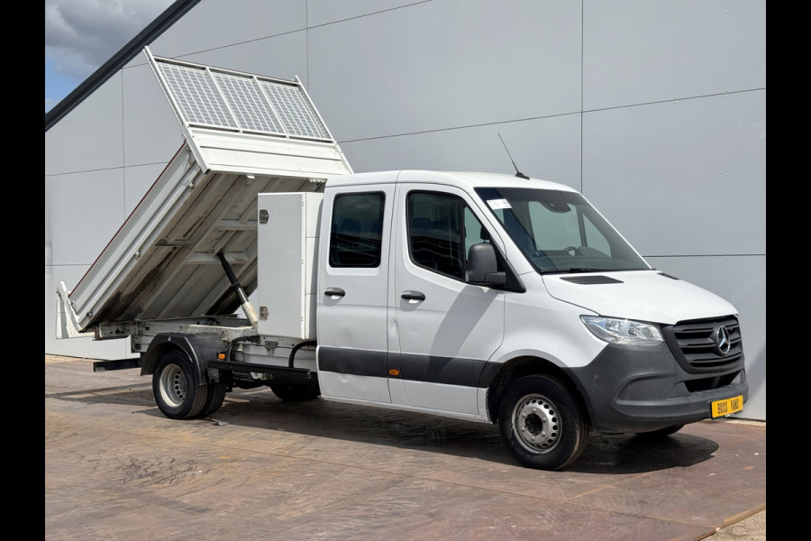 Mercedes-Benz Sprinter 514 2.2 CDI Kipper Dubbele Cabine Mixto DoKa Dubbellucht 3.5t Trekhaak Climate Control Cruise Control Benne Tipper