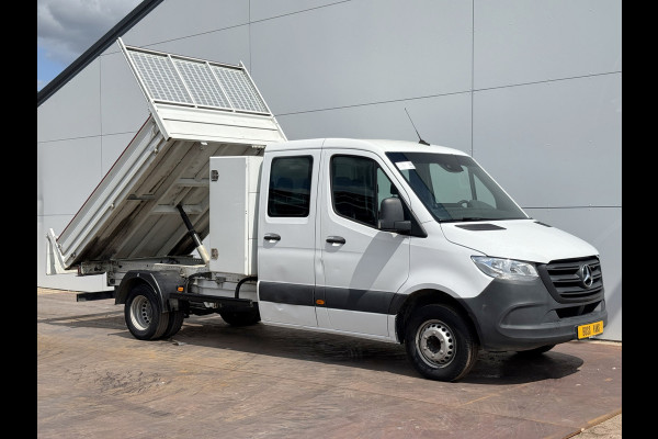 Mercedes-Benz Sprinter 514 2.2 CDI Kipper Dubbele Cabine Mixto DoKa Dubbellucht 3.5t Trekhaak Climate Control Cruise Control Benne Tipper