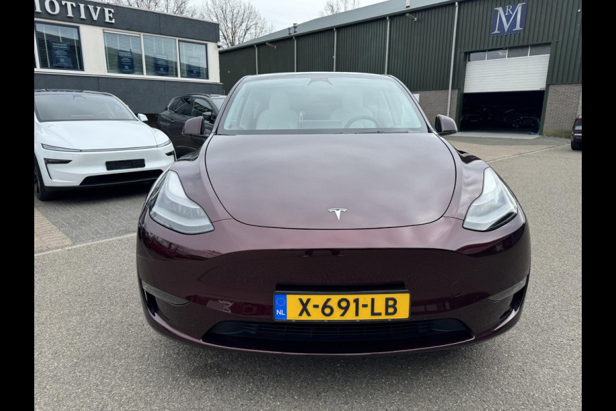 Tesla Model Y Performance AWD 75 kWh AFNEEMBARE TREKHAAK| CHERRY RED| VOLLEDIGE TESLA GARANTIE TOT 14-12-2027 OF 80K KM|1STE EIGENAAR ORIG. NL| AUTOPILOT| STOELVERWARMING VOOR + ACHTER|