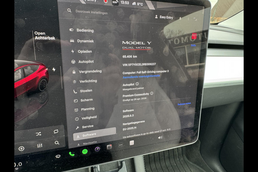 Tesla Model Y Performance AWD 75 kWh AFNEEMBARE TREKHAAK| CHERRY RED| VOLLEDIGE TESLA GARANTIE TOT 14-12-2027 OF 80K KM|1STE EIGENAAR ORIG. NL| AUTOPILOT| STOELVERWARMING VOOR + ACHTER|