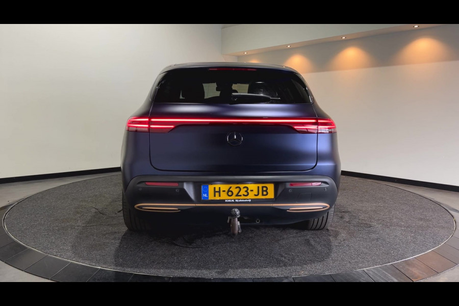 Mercedes-Benz EQC 400 4MATIC Premium 80 kWh | paarse wrap | beige interieur | lichtmetalen velgen Soh (batterijcheck) Waarde 96,6 %