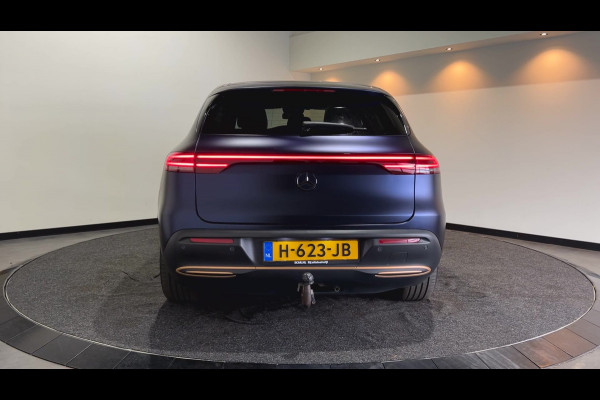 Mercedes-Benz EQC 400 4MATIC Premium 80 kWh | paarse wrap | beige interieur | lichtmetalen velgen Soh (batterijcheck) Waarde 96,6 %