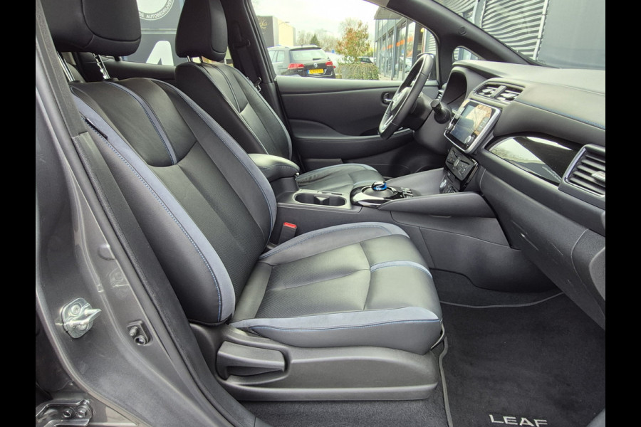 Nissan Leaf BWJ 2022 | e+ Bus Executive 62 kWh LONG RANGE | LEDER | STOEL&STUUR VERW | 360 CAMERA | NAVI | CLIMA | PDC 2X | 17'' LMV