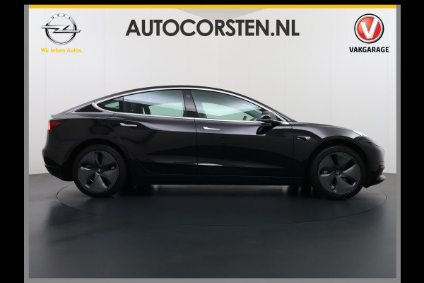 Tesla Model 3 SR+ 325PK LFP-Accu SOH 95% AutoPilot Leer Pano-Dak Adaptive Cruise Camera's Elektr.-Stuur+Stoelen+Spiegels+Geheugen+Easy-Entry+V Ecc Navi Led DAB Voorverwarmen interieur via App Keyless One-Pedal-Drive 1e Eigenaar Origineel Nederlandse Auto Fabrieksgarantie op Accu en motor tot 8-12-2028
