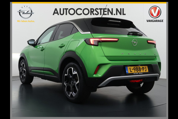 Opel Mokka-e Ultimate 50kWh 3-Fase Warmtepomp Adap.Cruise Stuur+Stoelverwarming Navi 360°Camera Ecc Apple Carplay Android Auto Pdc 11kw Laden SOH 88% Matrix Led Keyless Lmv DAB Lane Assist Privacy Glas Dealeronderhouden Origineel Nederlandse Auto Super Compleet!