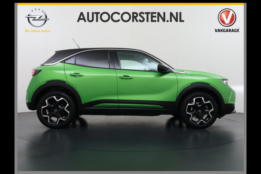 Opel Mokka-e Ultimate 50kWh 3-Fase Warmtepomp Adap.Cruise Stuur+Stoelverwarming Navi 360°Camera Ecc Apple Carplay Android Auto Pdc 11kw Laden SOH 88% Matrix Led Keyless Lmv DAB Lane Assist Privacy Glas Dealeronderhouden Origineel Nederlandse Auto Super Compleet!