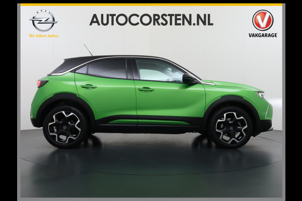 Opel Mokka-e Ultimate 50kWh 3-Fase Warmtepomp Adap.Cruise Stuur+Stoelverwarming Navi 360°Camera Ecc Apple Carplay Android Auto Pdc 11kw Laden SOH 88% Matrix Led Keyless Lmv DAB Lane Assist Privacy Glas Dealeronderhouden Origineel Nederlandse Auto Super Compleet!