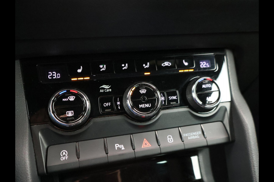 Škoda Karoq 1.5 TSI ACT 150 PK DSG SPORTLINE + CANTON AUDIO | STEEL GREY | CAMERA | 19 INCH | VIRTUAL | SFEER