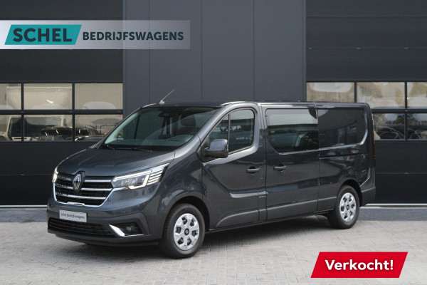 Renault Trafic 2.0 Blue dCi 130pk T29 L2H1 Advance Dubbele Cabine - Carplay - Android - 2x Schuifdeur - Passagiersstoel - Camera - LED - Rijkla