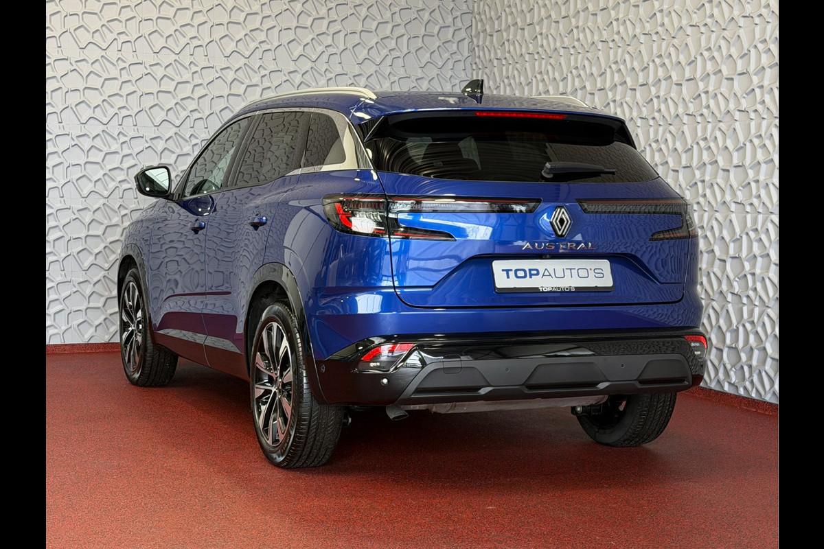 Renault Austral 1.3 MILD HYBRID 4 CILINDER 160PK PANORAMA 1800 KG TREKGEWICHT TECHNO ELEK.KLEP ELEK.STOEL NAVI STOEL/STUUR/RUIT VERW. LED LEER 1800KG MAX TREKGEWICHT ☑️ Top Auto's Altijd meerdere Renault's op voorraad , Type Esprit / Alpine / Evolution / Iconic / Techno ☑️