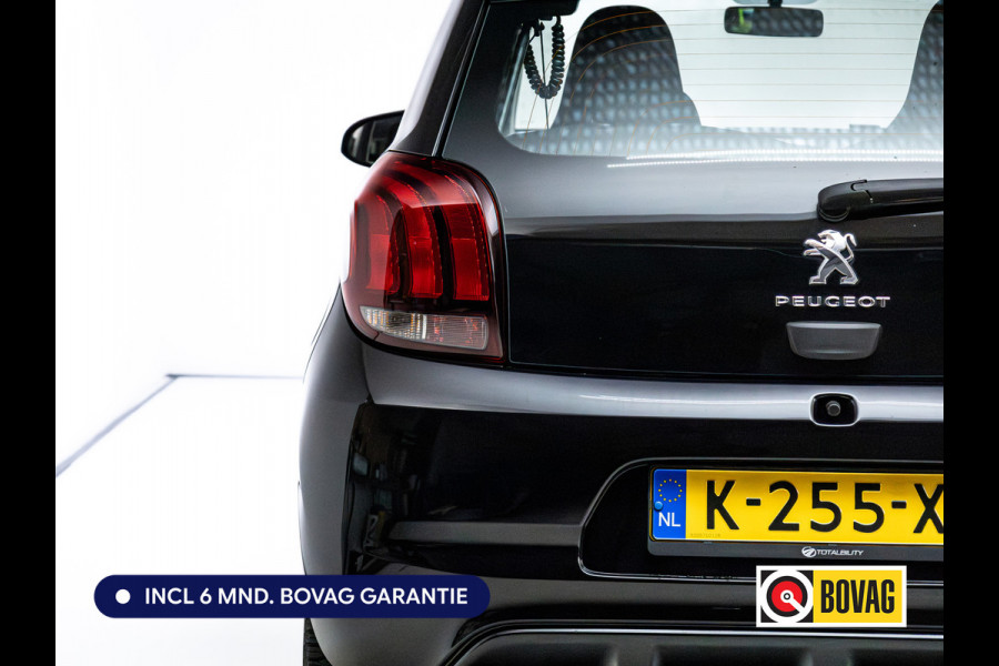 Peugeot 108 1.0 e-VTi Active 73 PK | Airconditioning | BT Telefoon & Audio | DAB | Led Dagrijverlichting | Zwart met. | Multifunctioneel stuurwiel, Centrale vergrendeling met afstandsbediening