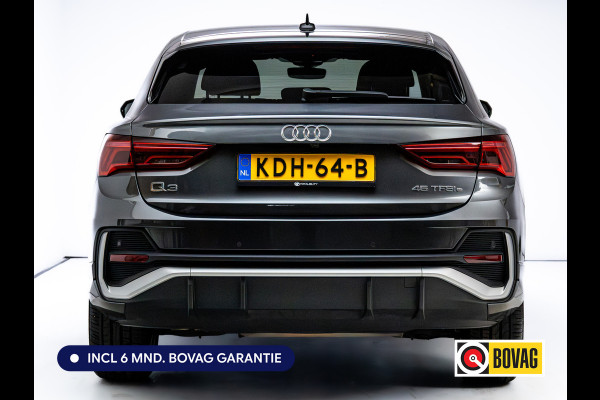 Audi Q3 Sportback 45 TFSI e S Edition 245 PK | 2x S-Line | Elec. achterklep | 360 Camera | Virtual cockpit | Navigatie | Cruise control, Apple Carplay, Android auto